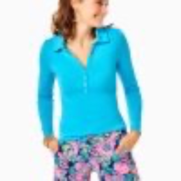 Lilly Pulitzer Buttercup knit shorts “Oyster Bay Navy..." - sz 4 - NWT - Picture 11 of 11